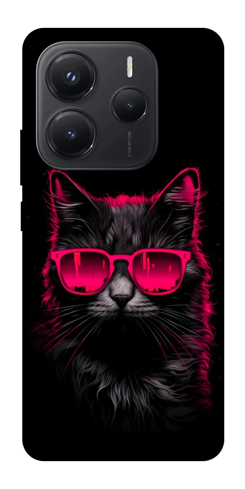 Чехол Cyberpunk cat для Xiaomi Redmi Note 14 5G