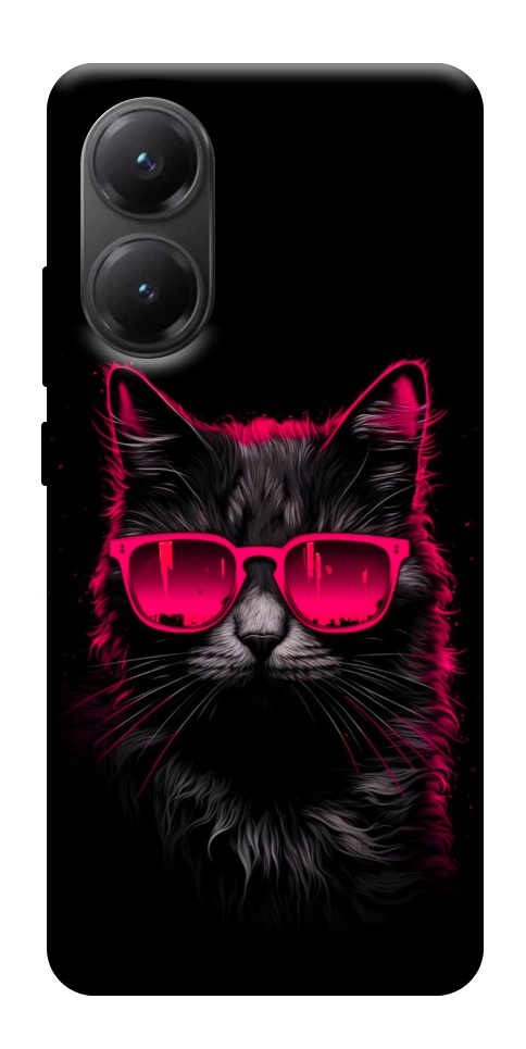 Чехол Cyberpunk cat для Xiaomi Poco X7 Pro