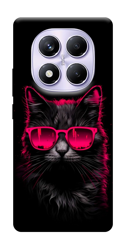 Чехол Cyberpunk cat для Xiaomi Redmi Note 14 Pro 4G