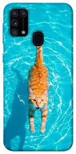 Чехол Cat swimming для Galaxy M31 (2020)
