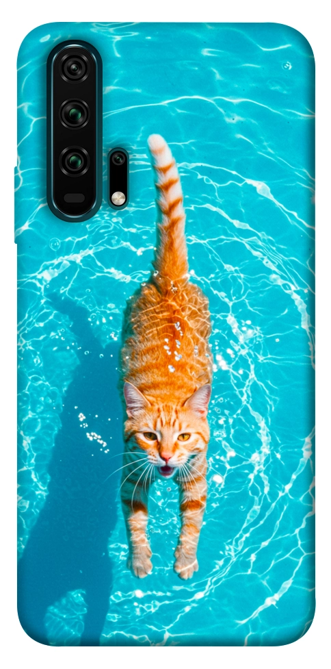 Чехол Cat swimming для Huawei Honor 20 Pro