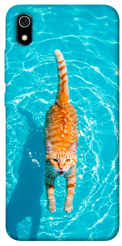 Чехол Cat swimming для Xiaomi Redmi 7A