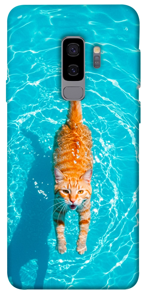 Чехол Cat swimming для Galaxy S9+