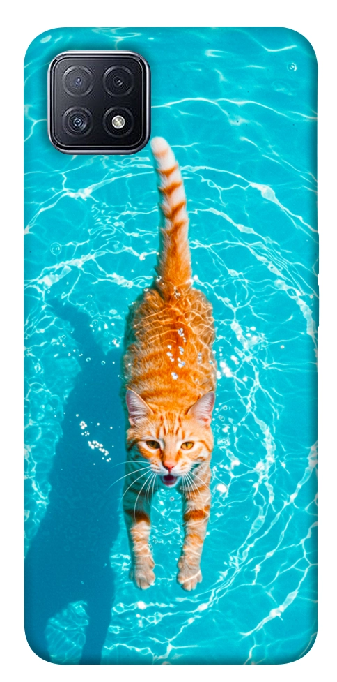 Чехол Cat swimming для Oppo A73