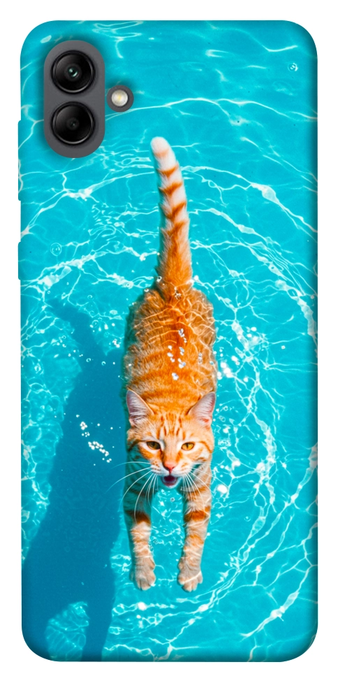 Чехол Cat swimming для Galaxy A04