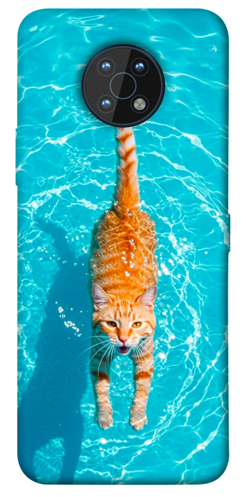 Чохол Cat swimming для Nokia G50