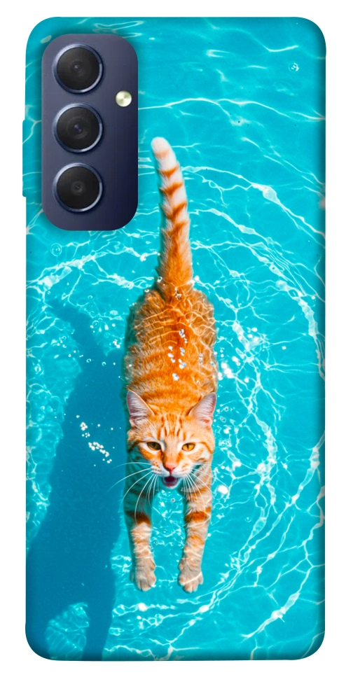 Чехол Cat swimming для Galaxy M54 5G