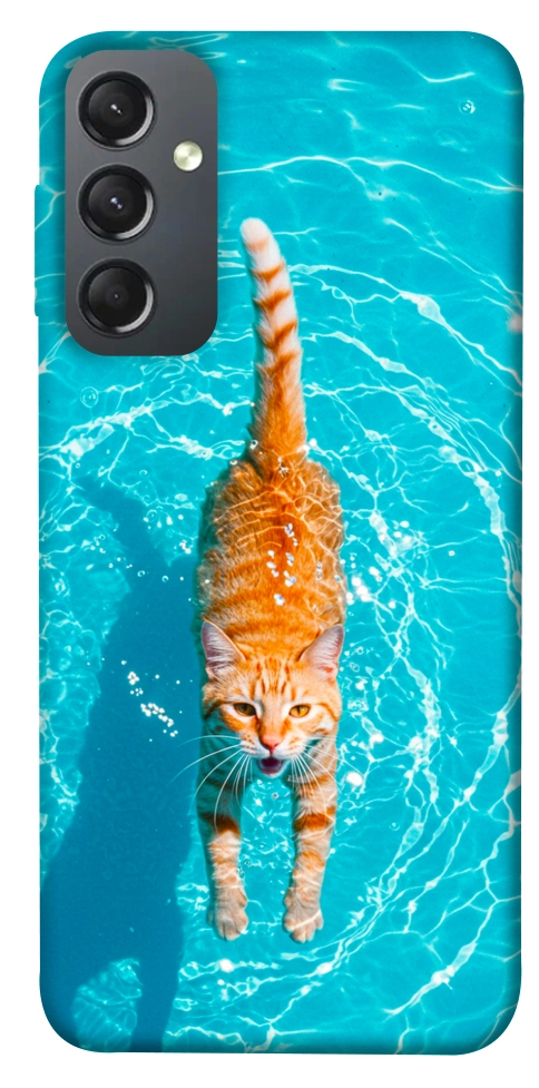 Чехол Cat swimming для Galaxy A24 4G