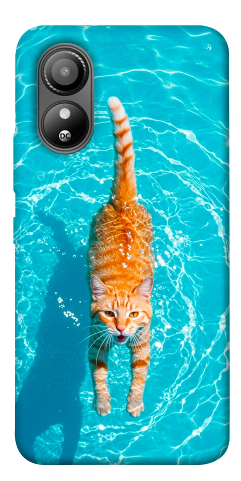 Чехол Cat swimming для ZTE Blade L220