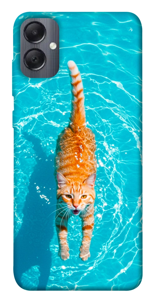 Чехол Cat swimming для Galaxy A05