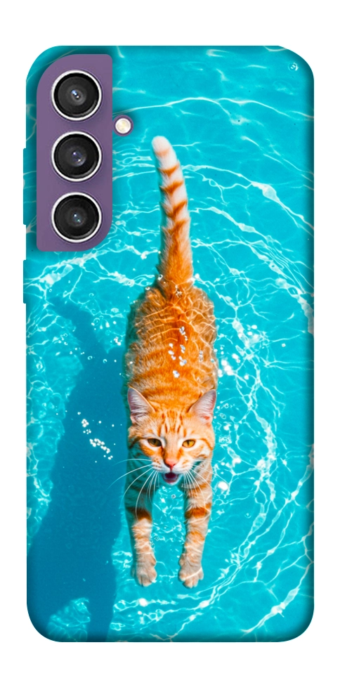 Чехол Cat swimming для Galaxy S23 FE