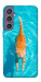 Чехол Cat swimming для Galaxy S23 FE