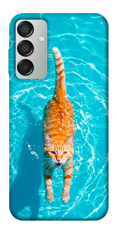 Чехол Cat swimming для Galaxy M15 5G