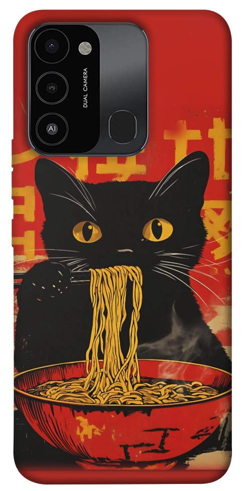 Чехол Cat noodles для TECNO Spark 8C