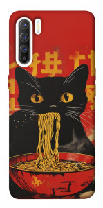 Чехол Cat noodles для Oppo Reno 3