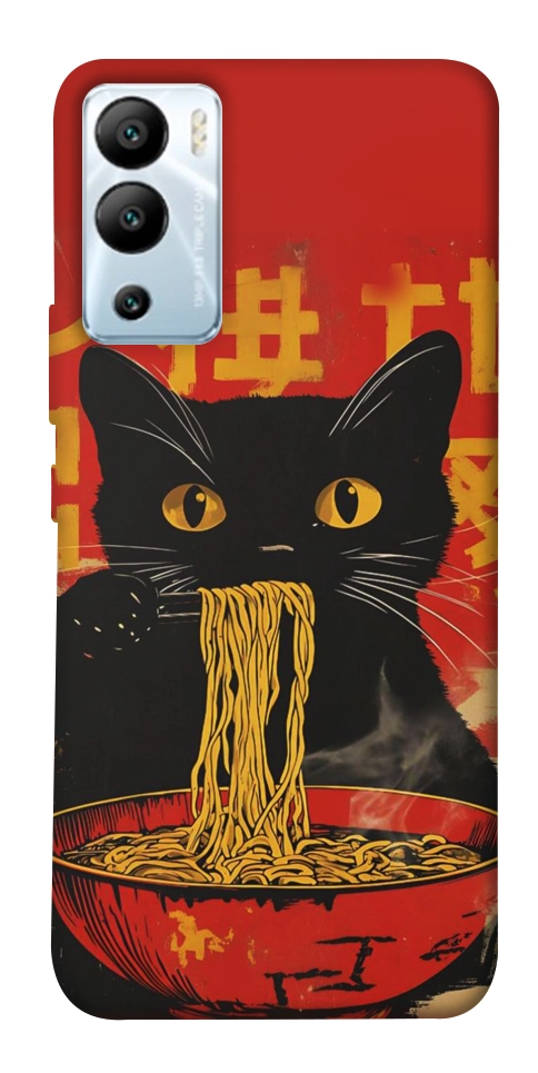 Чехол Cat noodles для Infinix Hot 12i