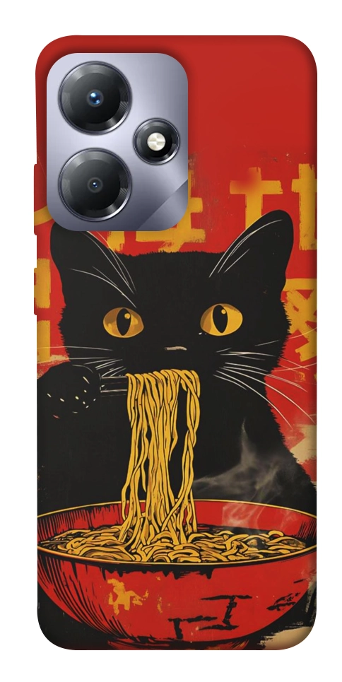 Чехол Cat noodles для Infinix Hot 30i