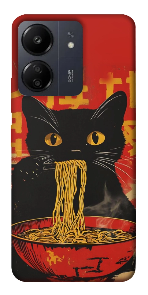 Чехол Cat noodles для Xiaomi Redmi 13C