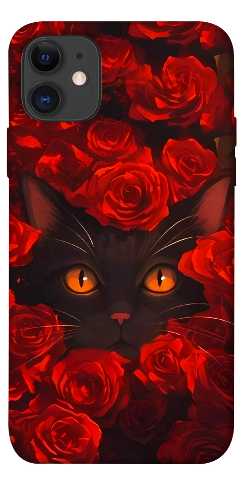 Чехол Rose cat для iPhone 11