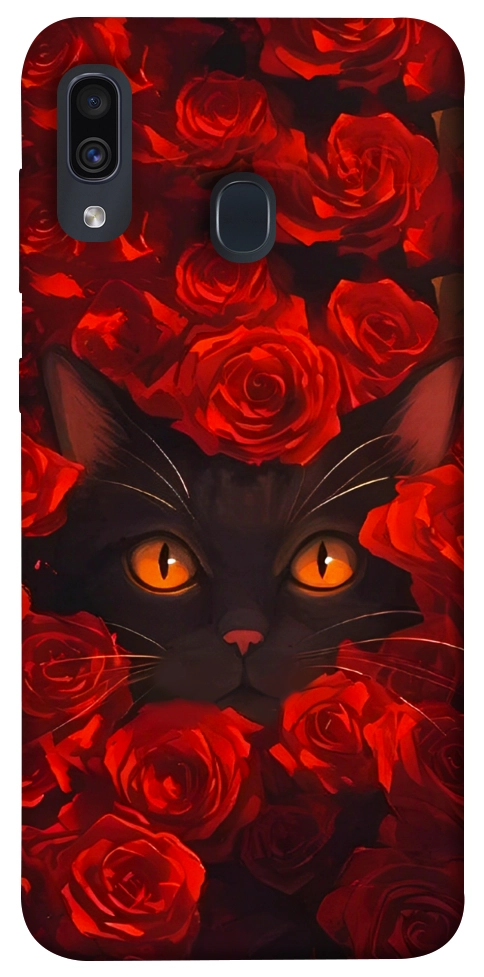 Чехол Rose cat для Galaxy A30 (2019)