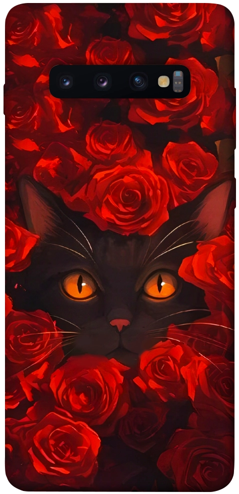 Чехол Rose cat для Galaxy S10 Plus (2019)