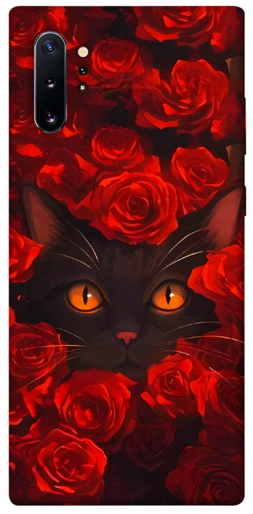 Чехол Rose cat для Galaxy Note 10+ (2019)