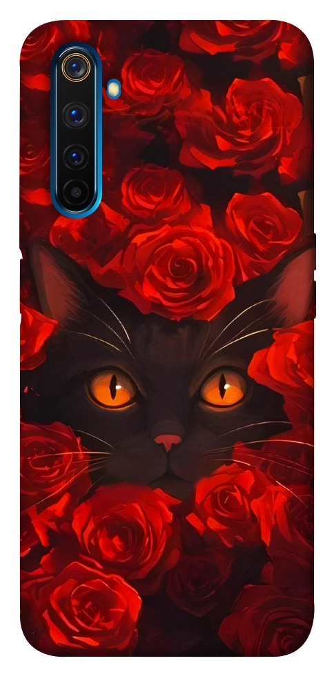 Чехол Rose cat для Realme 6 Pro