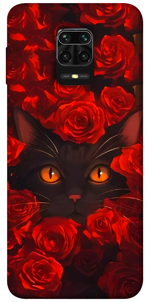 Чехол Rose cat для Xiaomi Redmi Note 9 Pro