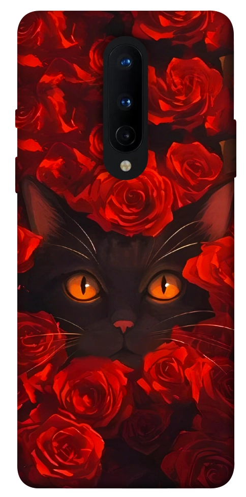 Чехол Rose cat для OnePlus 8