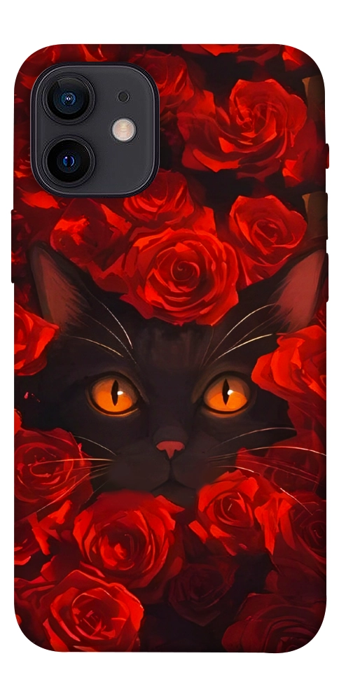 Чехол Rose cat для iPhone 12 mini