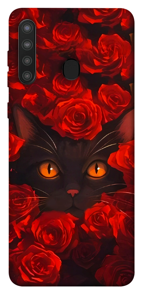 Чехол Rose cat для Galaxy A21