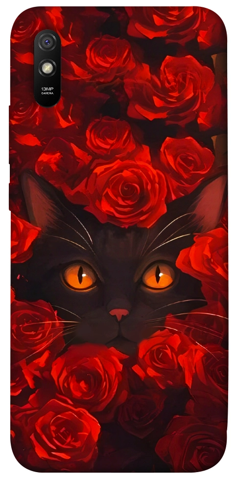 Чехол Rose cat для Xiaomi Redmi 9A