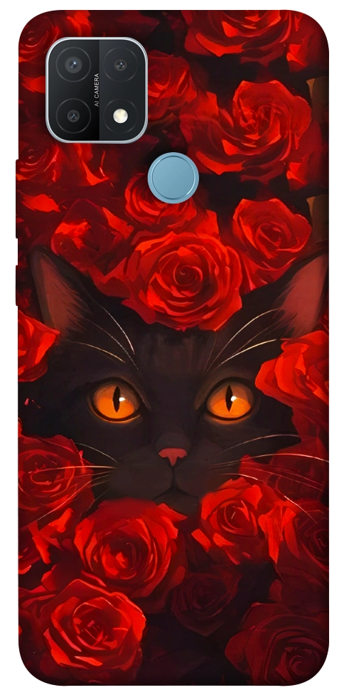 Чехол Rose cat для Oppo A15