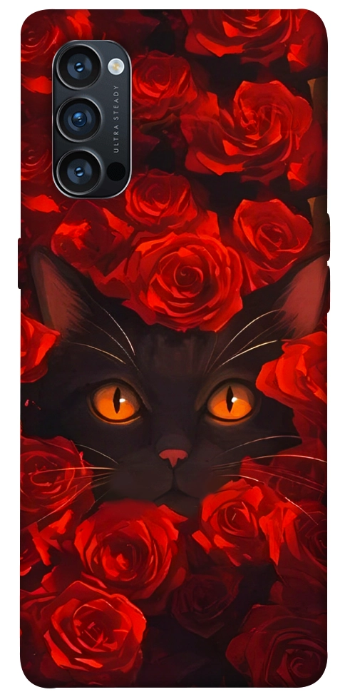 Чехол Rose cat для Oppo Reno 4 Pro 5G