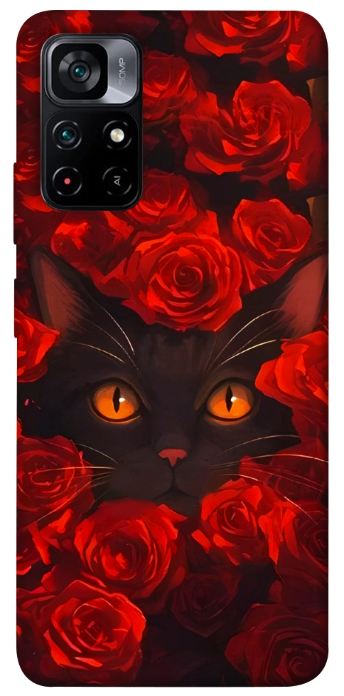 Чехол Rose cat для Xiaomi Poco M4 Pro 5G