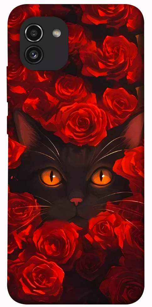 Чехол Rose cat для Galaxy A03