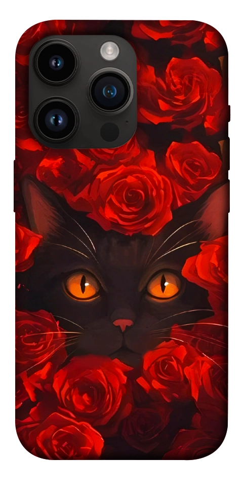 Чехол Rose cat для iPhone 14 Pro