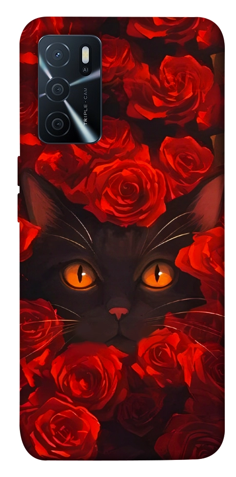 Чехол Rose cat для Oppo A16