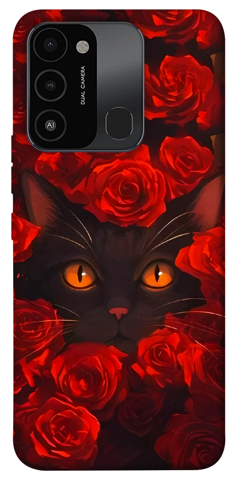 Чехол Rose cat для TECNO Spark 8C