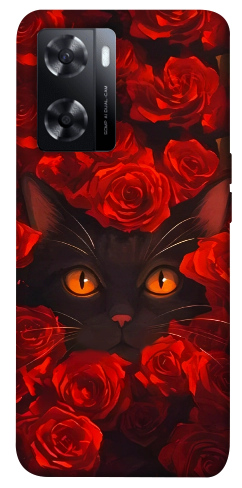 Чехол Rose cat для Oppo A57s