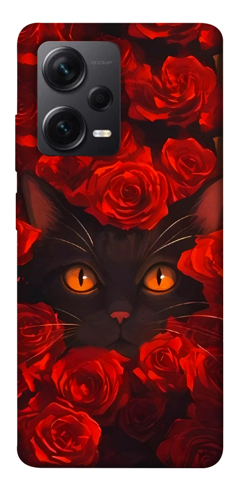 Чехол Rose cat для Xiaomi Redmi Note 12 Pro 5G