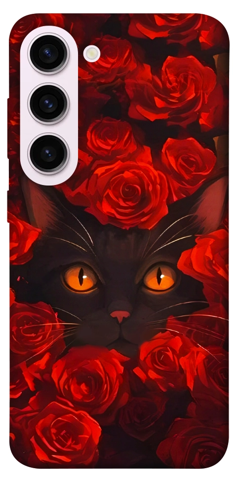 Чехол Rose cat для Galaxy S23+