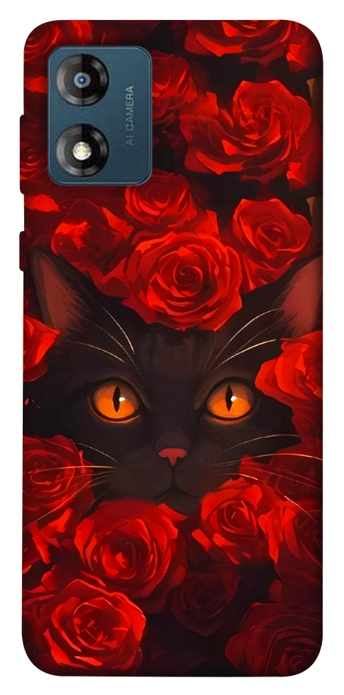 Чехол Rose cat для Motorola Moto E13