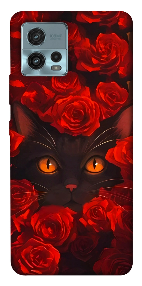 Чехол Rose cat для Motorola Moto G72