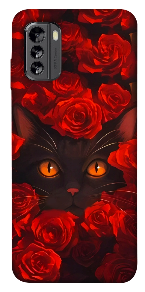 Чохол Rose cat для Nokia G60