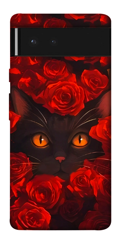 Чехол Rose cat для Google Pixel 6