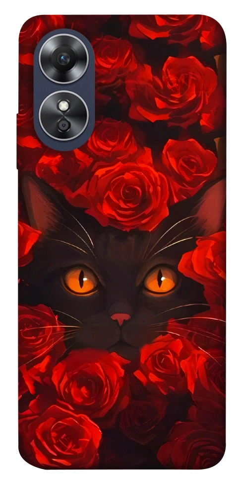 Чехол Rose cat для Oppo A17