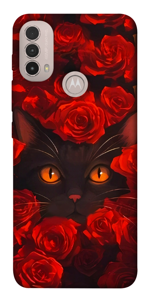 Чехол Rose cat для Motorola Moto E30