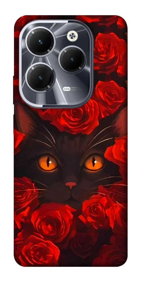 Чехол Rose cat для Infinix Hot 40 Pro