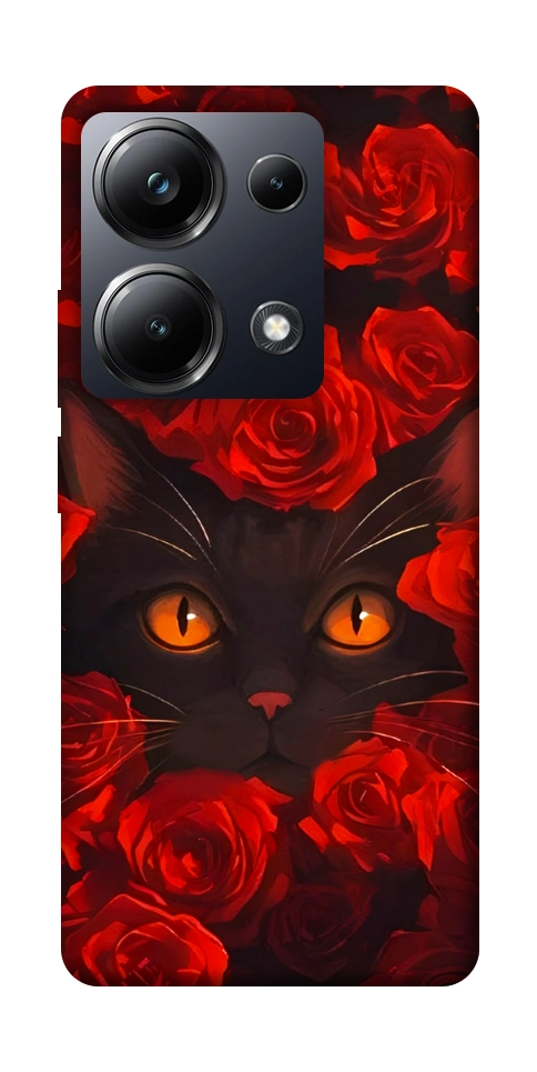 Чохол Rose cat для Xiaomi Poco M6 Pro 4G